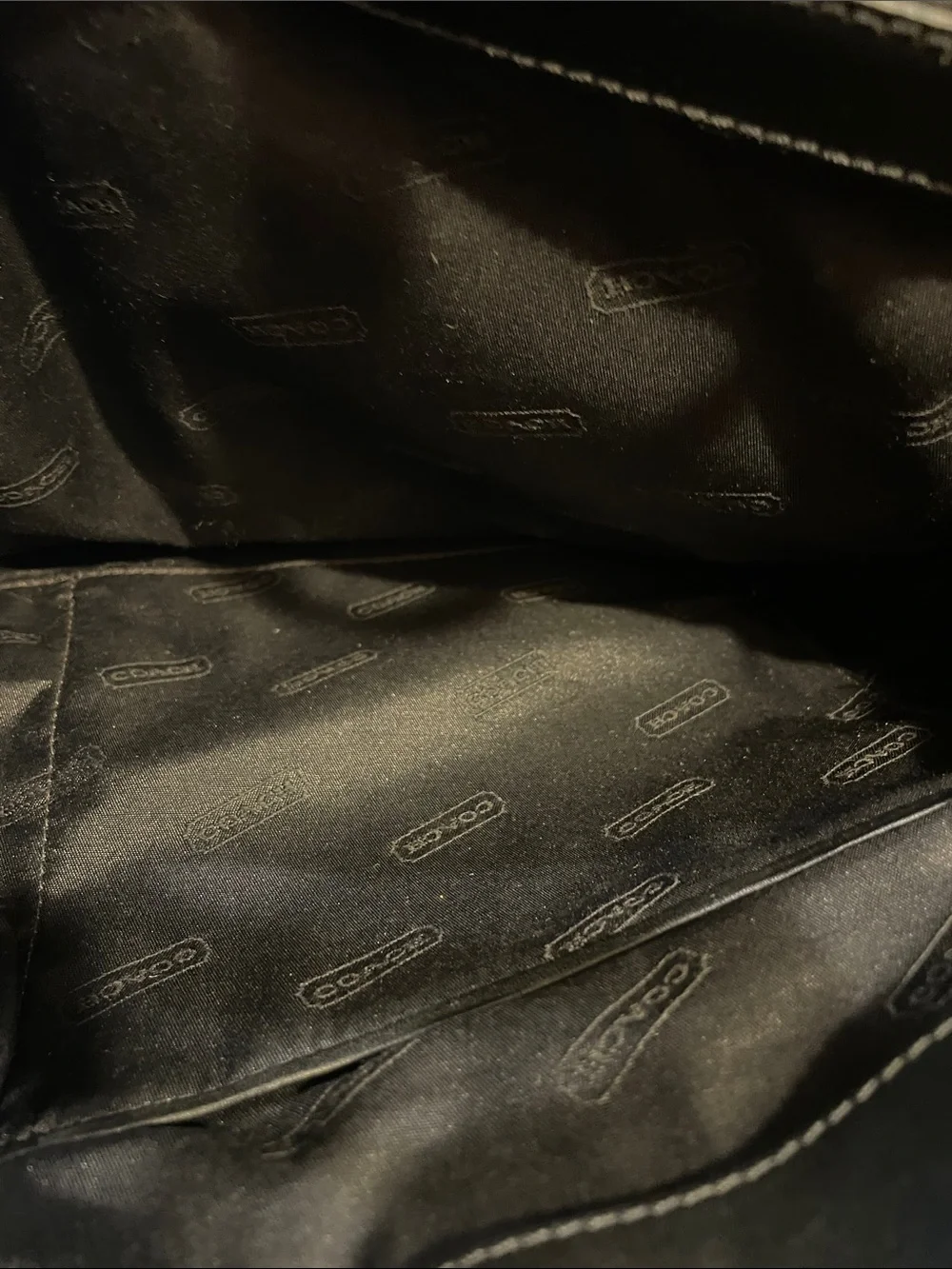 Men’s Coach Black Duffel